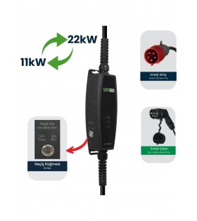 Viego 11-22kW Taşınabilir Elektrikli Araç Şarj Cihazı